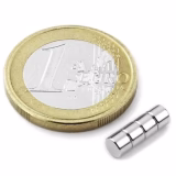 Neodym skivemagnet, 4x3 mm