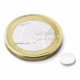 Neodym disc magnet, 6x1 mm