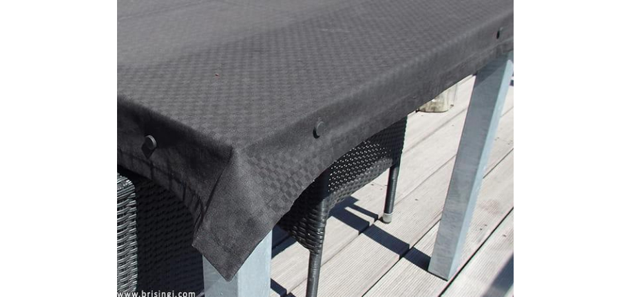 Fastgørelse af duge, gardiner mm.