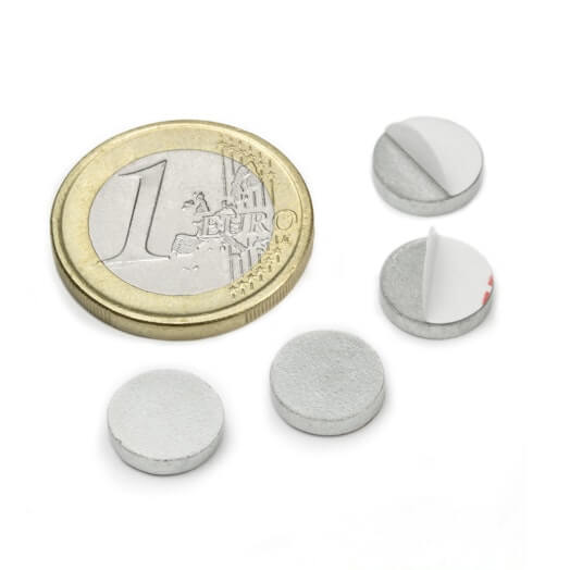 Self-adhesive metal disc 10 mm