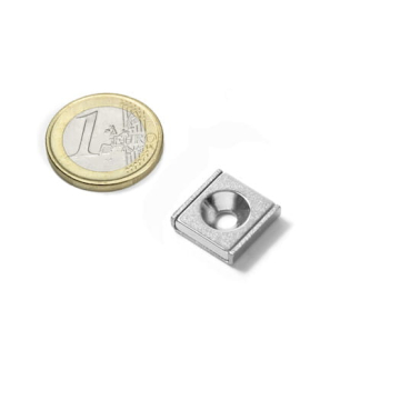 U-profilmagnet 15x15x4 mm