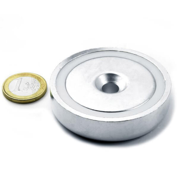 Undersænket pottemagnet 60x15 mm