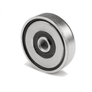 Gripmagnet med invändig gängning 25x7 mm