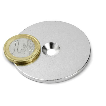 Undersænket metalskive 50 mm