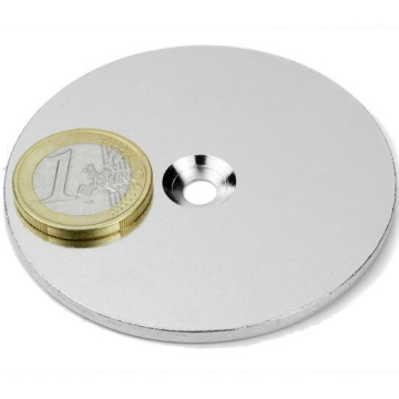Undersænket metalskive 65 mm