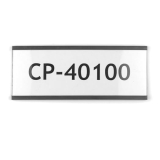 Shelf front edge C-profile 100x40 mm (10 pcs)