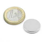 Skivemagnet 18x2 mm