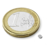 Skivemagnet 2,5x1 mm