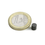 Disc magnet 5x5 mm ferrite