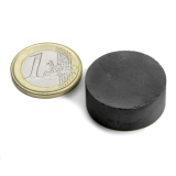 Disc magnet 25x10 mm ferrite
