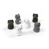 Smiling cats 6 pcs