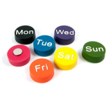 Magnets Weekdays 7 pcs