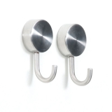 Magnetic hooks Porta silver 2 pieces