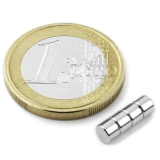 Neodym skivemagnet, 4x3 mm