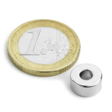 Neodym ring magnet Ø 10/4 mm, 5 mm