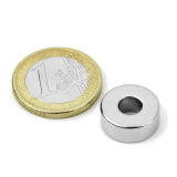 Neodym ring magnet Ø 15/6 mm, 6 mm