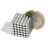 Neodym rod magnet, 3x8 mm