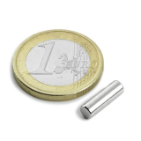 Neodym rod magnet Ø 4 mm, height 12,5 mm