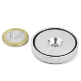 Countersunk pot magnet