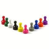 Pawn magnets, 10 pcs