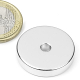 Neodym ring magnet Ø 15/6 mm, 6 mm