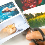 Magnetic printable paper, matt