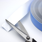 Self-adhesive metal band 35 mm - white gloss