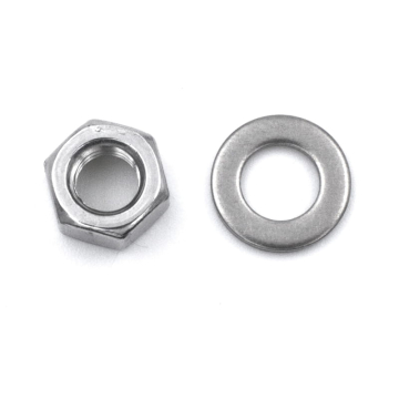 Nut M5 + flat washer (10 pcs.)
