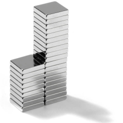 Neodym block magnet, 10x10x2 mm