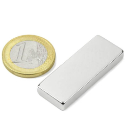 Neodym block magnet 40x15x5 mm
