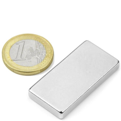 Neodym blokmagnet 40x20x5 mm