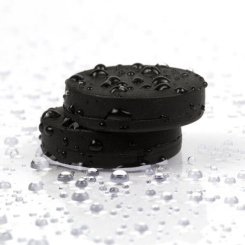 Rubber coated disc magnet 16.8 x 4.4 mm