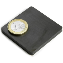 Block magnet 50x50x5 mm ferrite