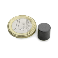 Disc magnet 10x10 mm ferrite