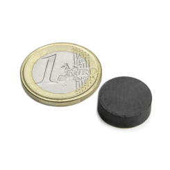 Disc magnet 15x5 mm ferrite