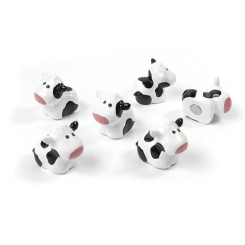 Magnets Black & White Cows 6 pcs