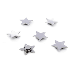 Magnet Chrome Star 6 pcs