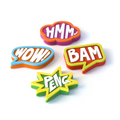 Magnet Comic Expression 4 pcs 