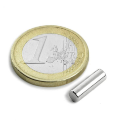 Neodym rod magnet Ø 4 mm, height 12,5 mm