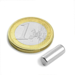 Neodym rod magnet Ø 5 mm, height 12,5 mm