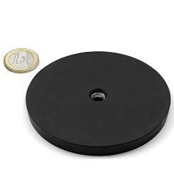 Gummibeklädd försänkt gripmagnet 88x8 mm