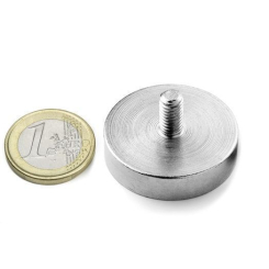 Pot magnet with threaded stem 32x18 mm