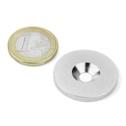 Countersunk metal disc 27 mm