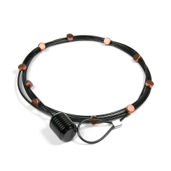 Photo wire Steely Dan Black/Copper 150 cm