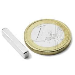 Neodym block magnet 20x4x3 mm