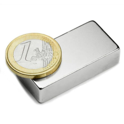 Neodym blokmagnet 40x20x10 mm