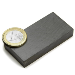 Blokmagnet 60x30x10 mm ferrit