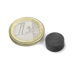 Skivemagnet 12x5 mm ferrit