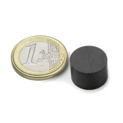 Skivemagnet 15x10 mm ferrit