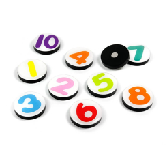Magnets One to Ten Numbers 10 pcs